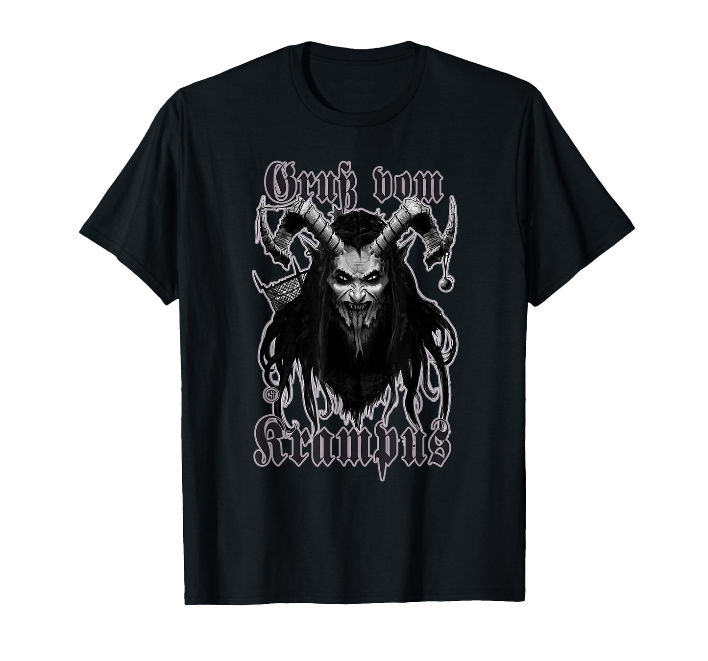 Greeting from Krampus Christmas Legend Figure T-Shirt