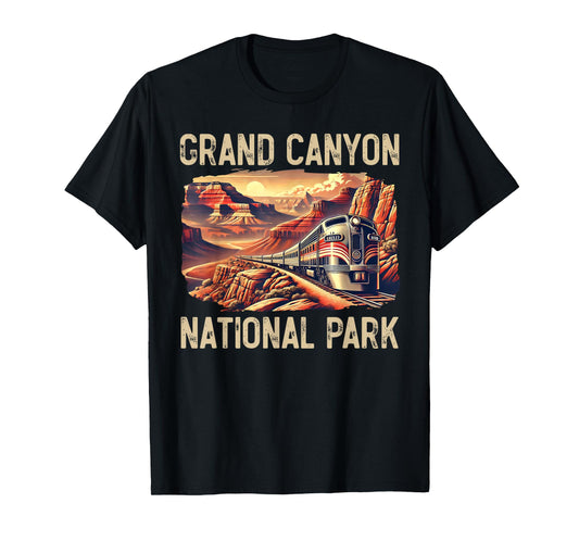 Grand Canyon Train Williams Arizona Railway Vintage Railroad T-Shirt