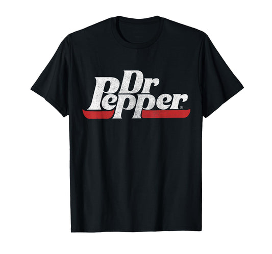 Dr. Pepper Classic Distressed Logo T-Shirt