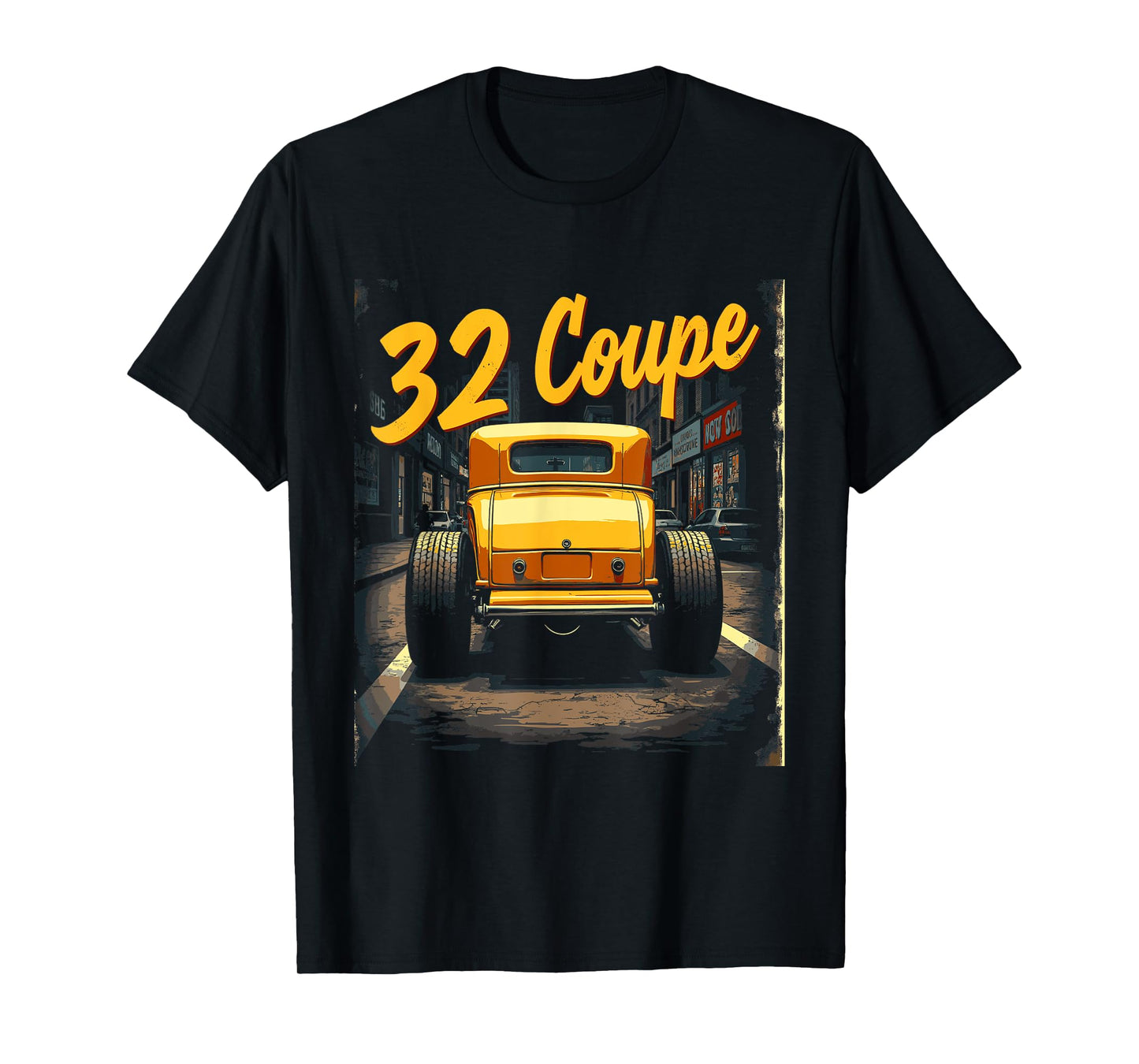 1932 Classic Retro Hot Rods car graphic Classic Deuce Coupe T-Shirt