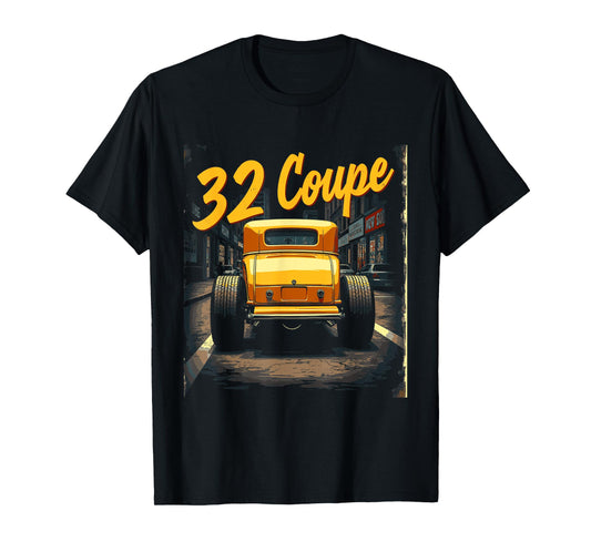 1932 Classic Retro Hot Rods car graphic Classic Deuce Coupe T-Shirt