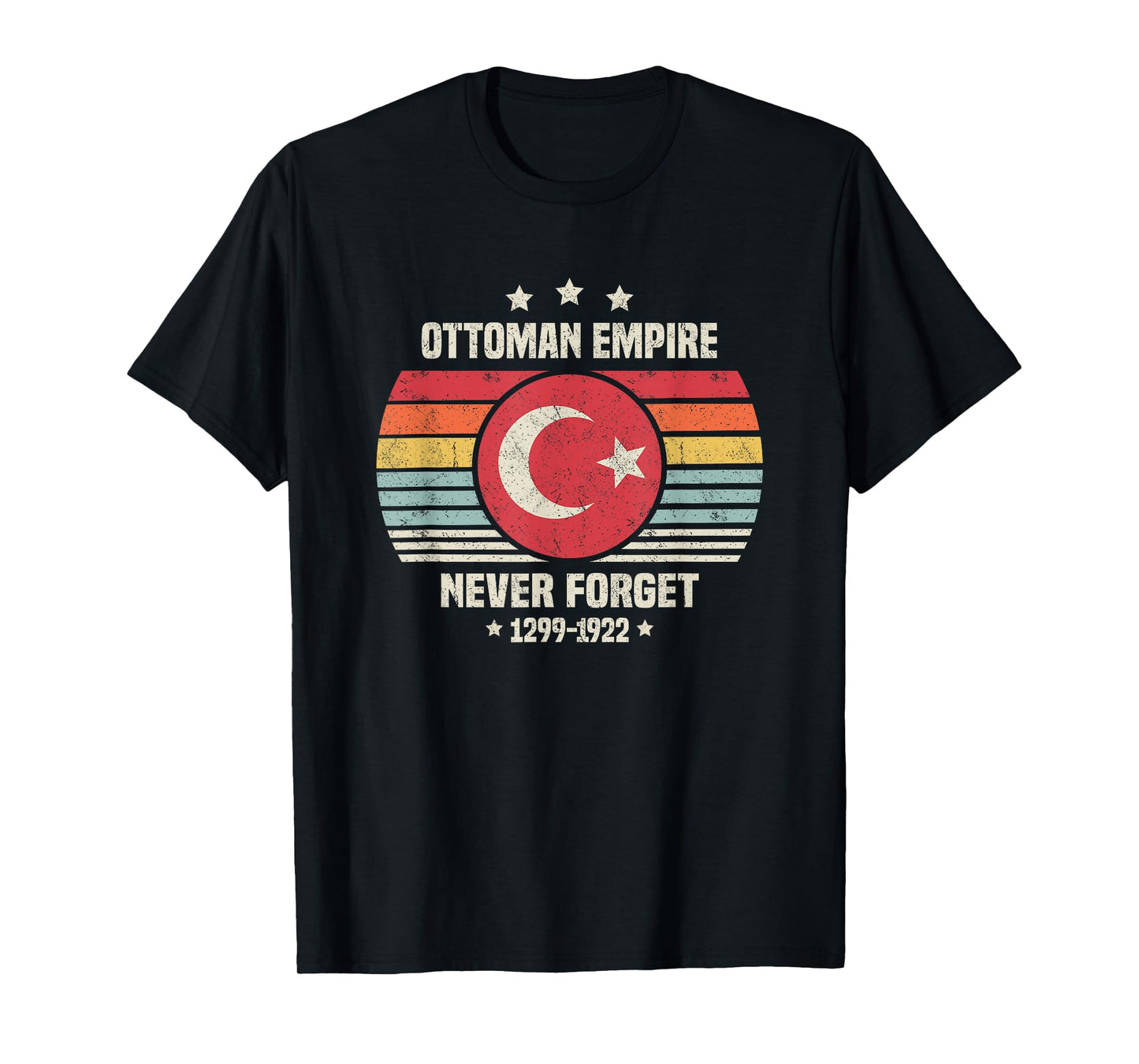 Never Forget Ottoman Empire Retro Style Funny History T-Shirt