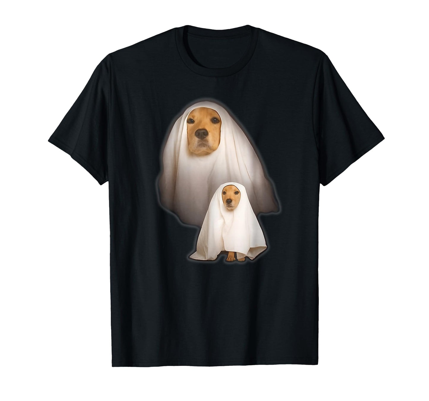 Ghost Dogs Labrador Memes Funny Halloween Kids Women Men T-Shirt