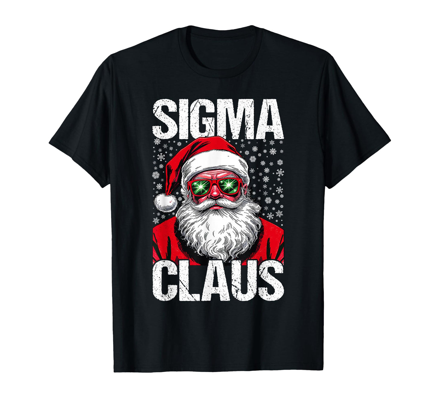 Sigma Claus Santa Funny Christmas Rizz Male for Boys T-Shirt