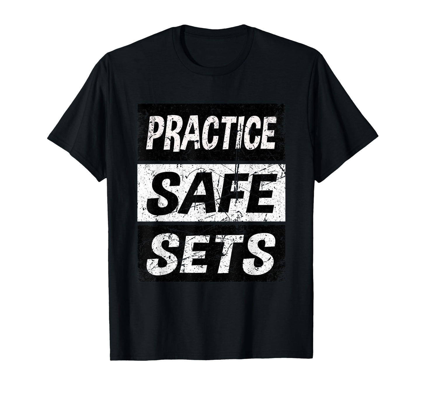 Retro Practice Safe Sets Shirt Weight Lifting Shirt Gym T-Shirt