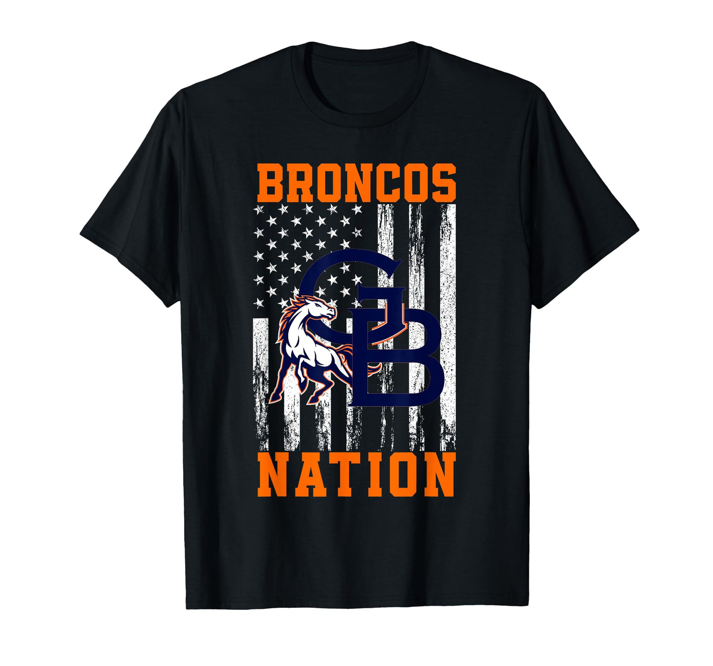 George Bush Broncos Logo Nation HS T-Shirt