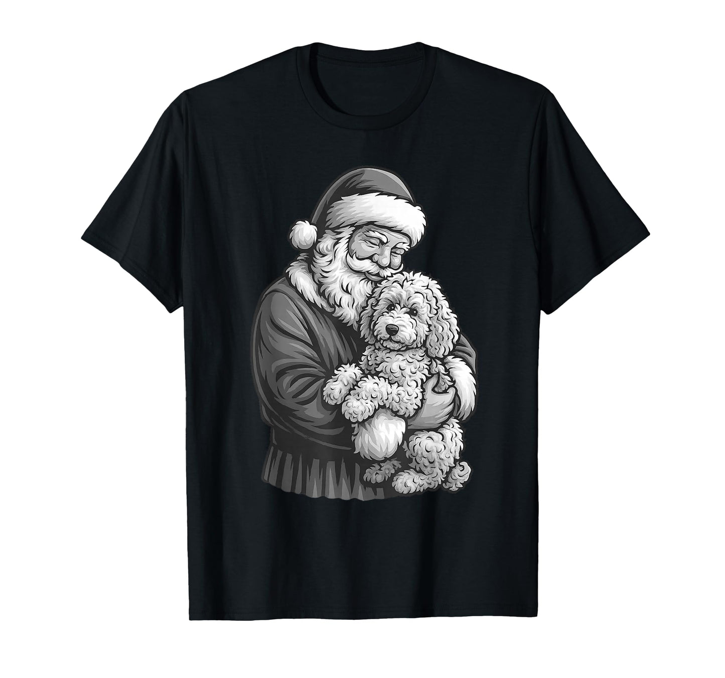 Goldendoodle Santa Claus Christmas Dog Lover T-Shirt