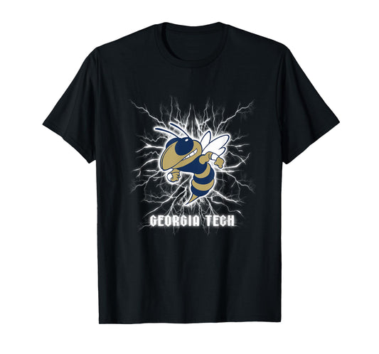 Georgia Tech Yellow Jackets 90's Lightning T-Shirt