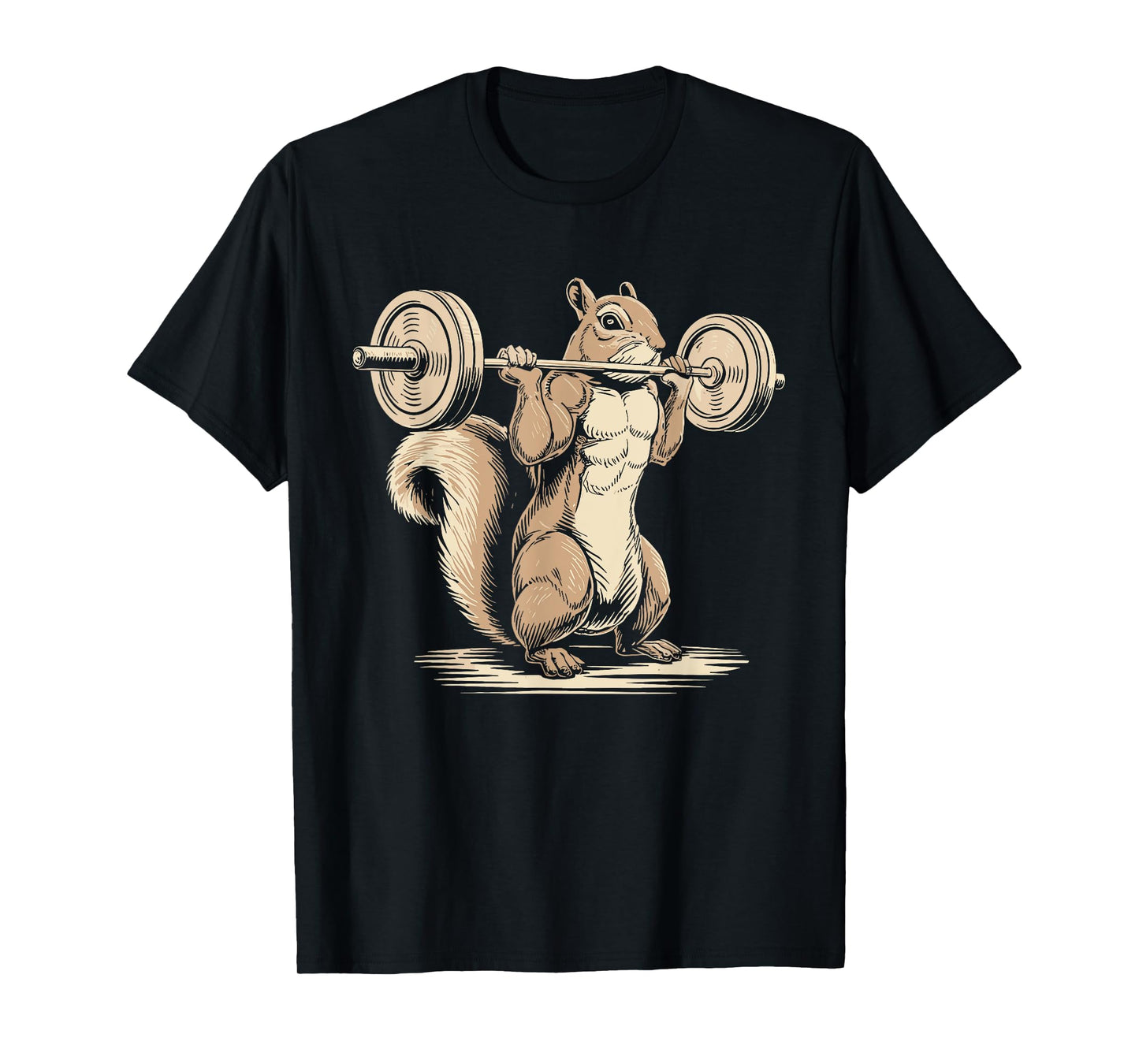 Funny Gym Squirrel Lovers Fitness Deadlift Squirrel T-Shirt