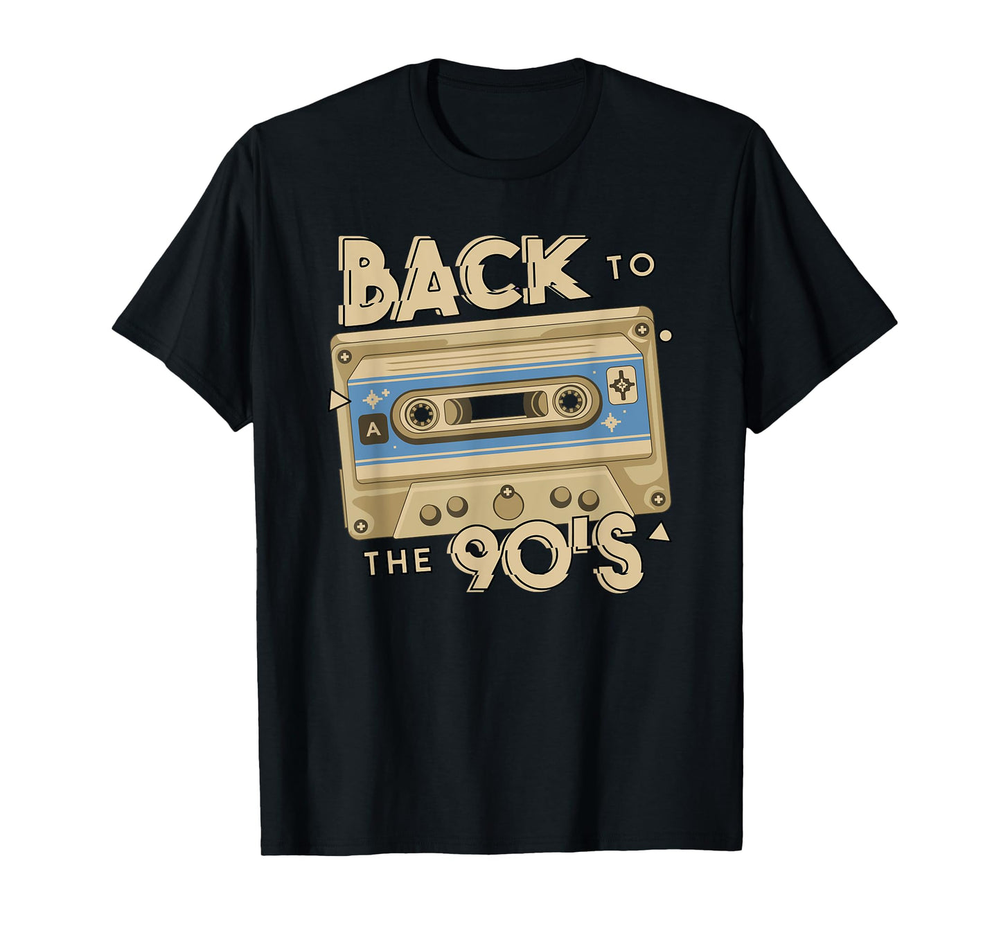 Men's Women's Kids Vintage Retro Back To 90's Graphic Design T-Shirt