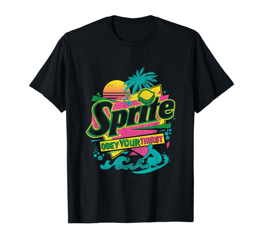 Sprite Retro 90s Beach Obey Your Thirst Men Women T-Shirt