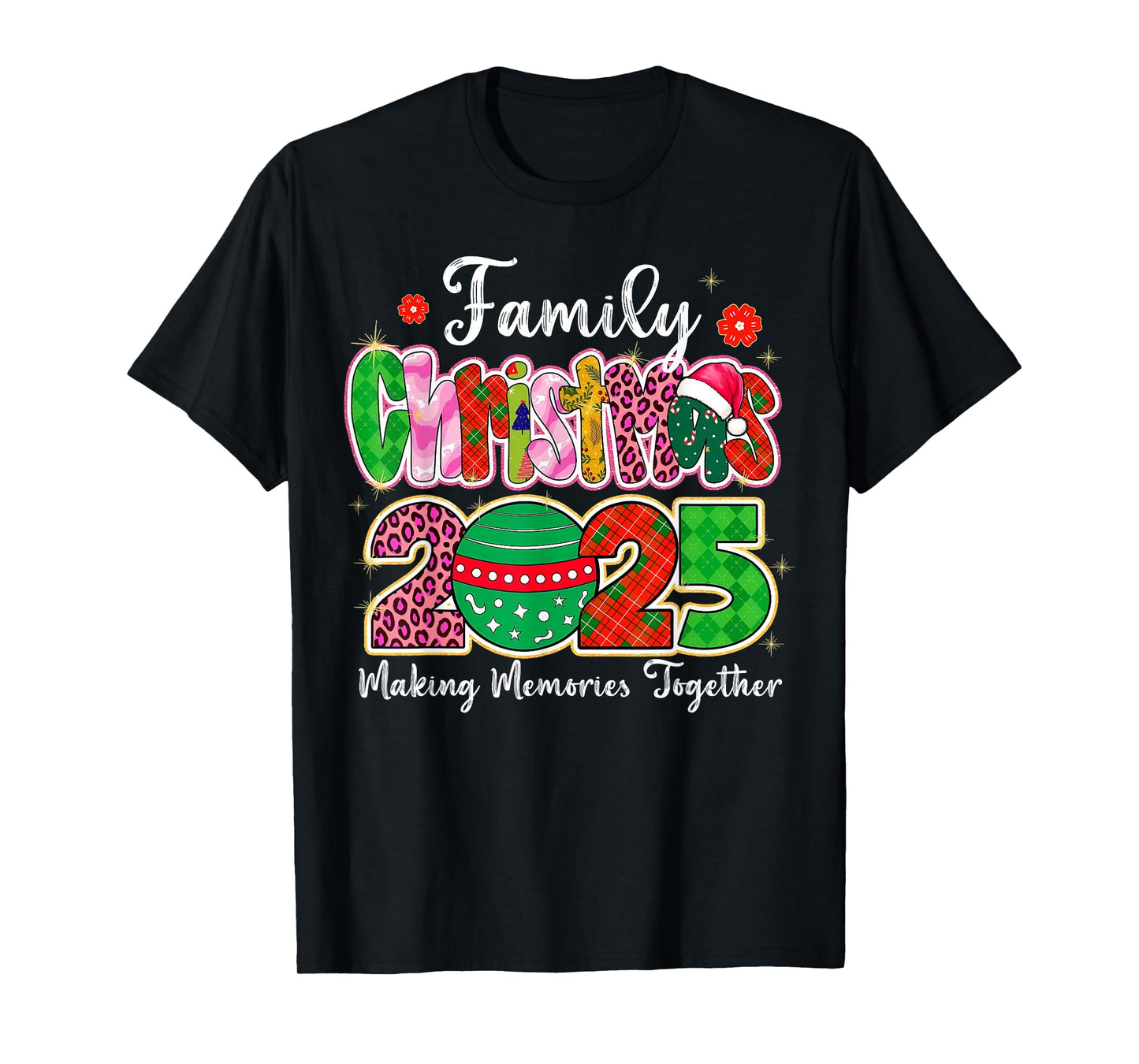 Matching Family Christmas 2025 Team Santa Elf Squad Outfit T-Shirt