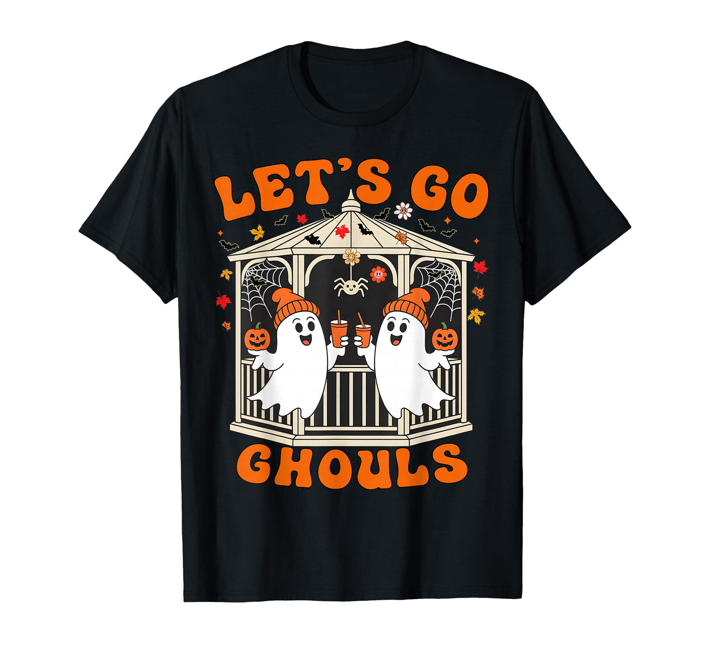 Let's Go Ghouls Funny Ghost Halloween Costumes T-Shirt