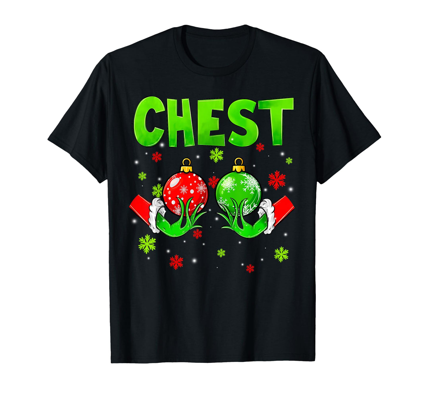 Chest Nuts Matching Chestnuts Christmas Couples Women Funny T-Shirt