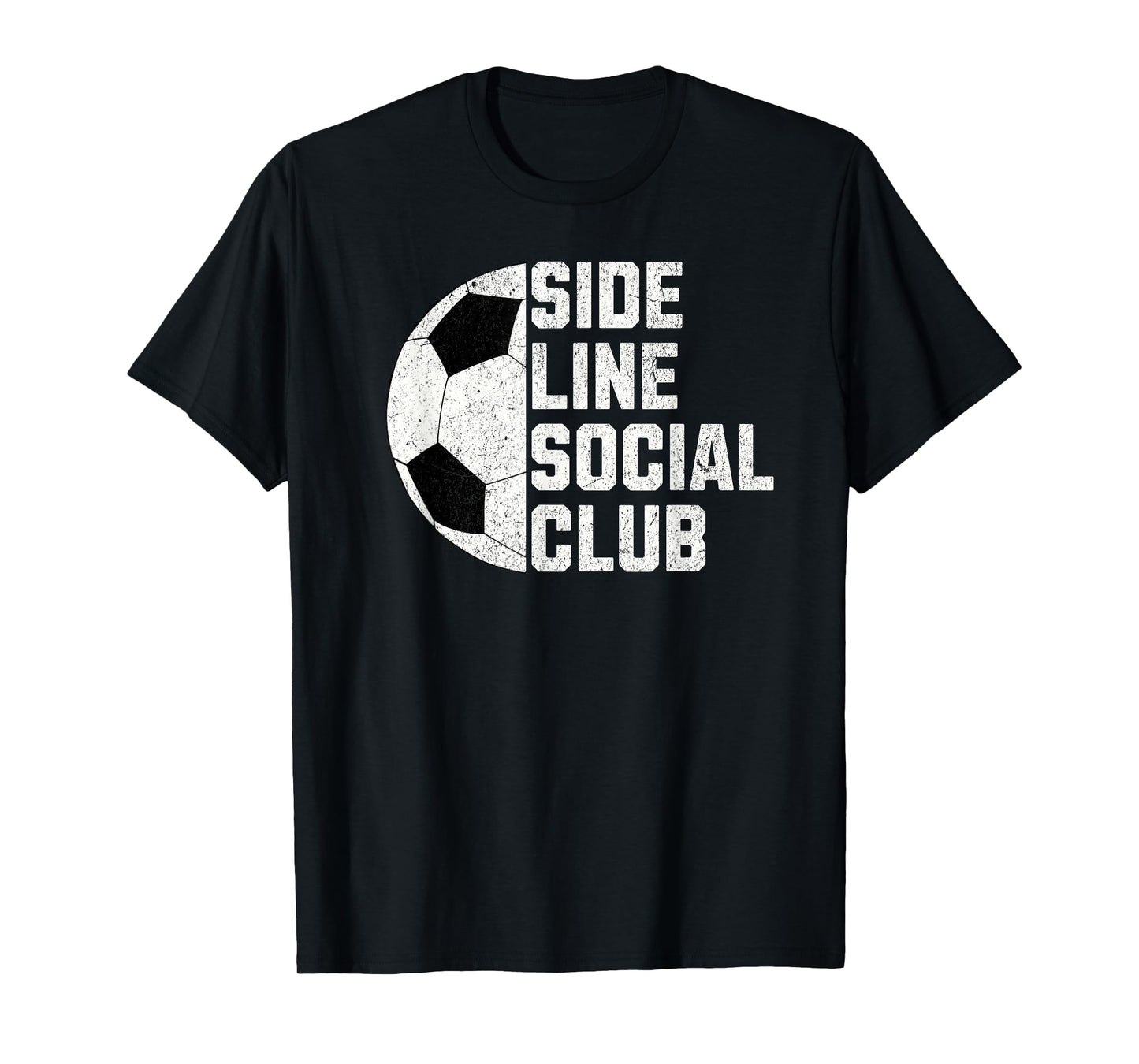 Sideline Social Club Funny Soccer T-Shirt