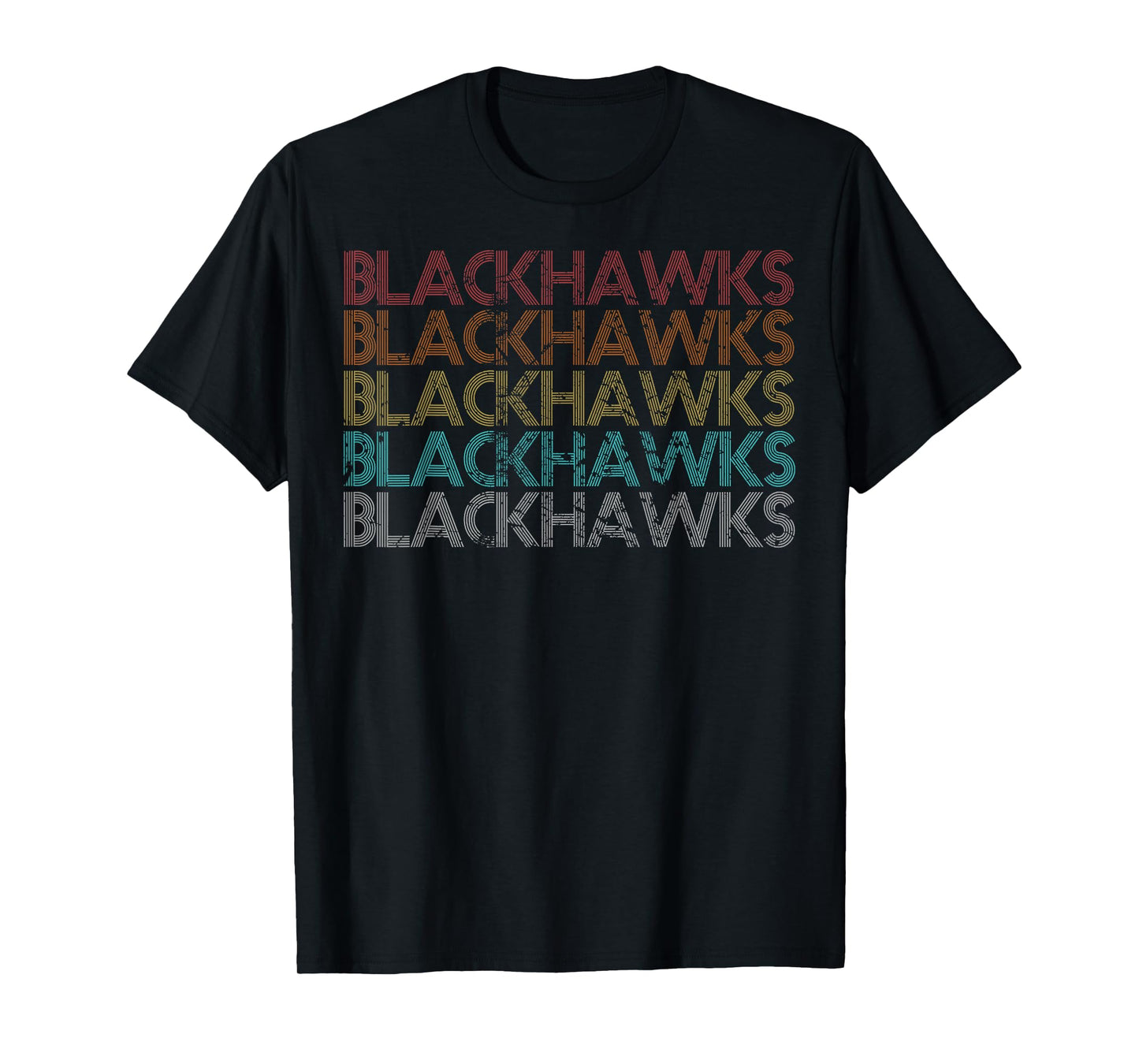 Retro Vintage Blackhawks T-Shirt