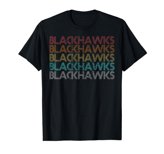 Retro Vintage Blackhawks T-Shirt