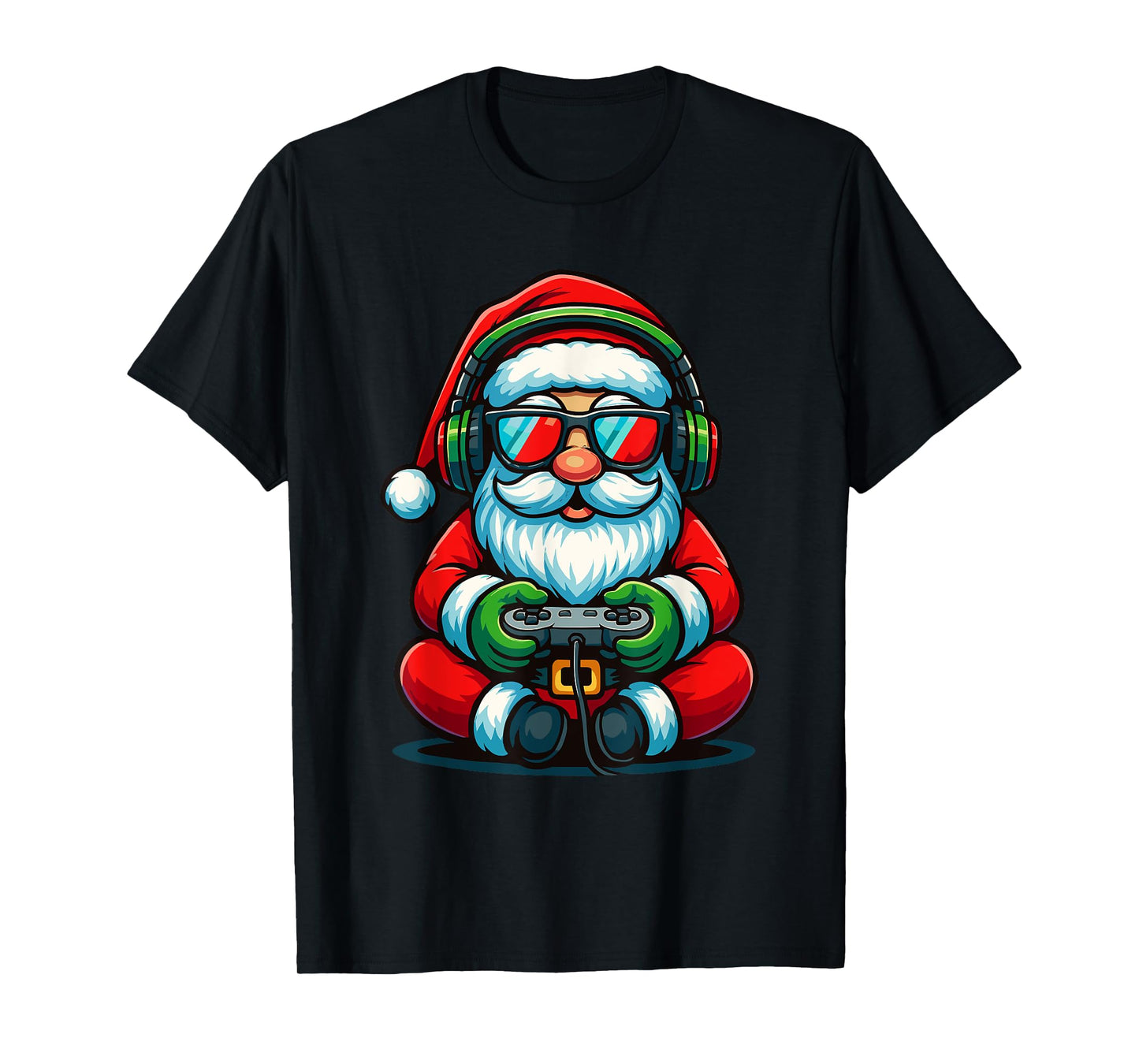 Christmas Gamer Boys Video Game Santa Xmas T-Shirt