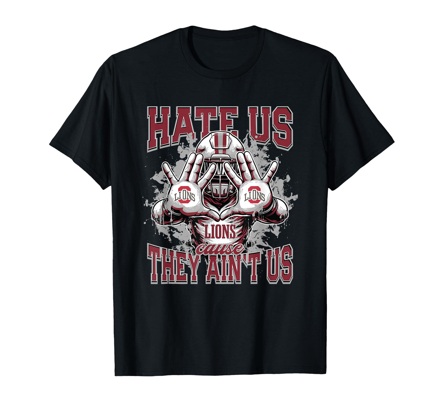 Ouachita Parish Lions Logo Hate Us Cause They Ain't HS T-Shirt