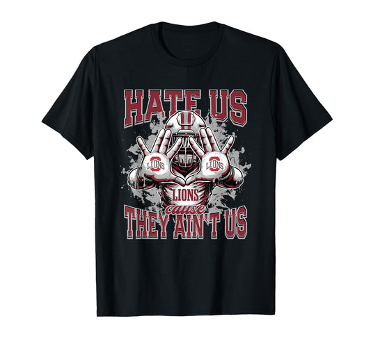 Ouachita Parish Lions Logo Hate Us Cause They Ain't HS T-Shirt