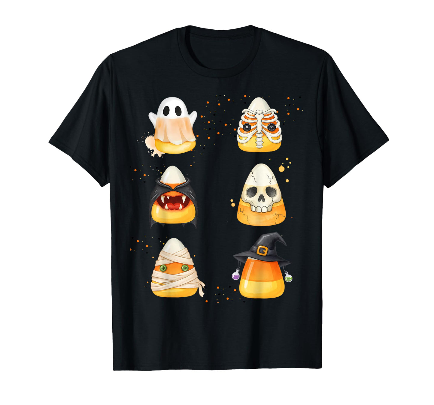 Candy Corn Costume Cute Halloween Characters Party Outfit T-Shirt