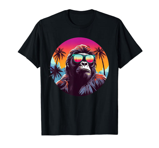 Aesthetic Gorilla I Retro Gorilla T-Shirt