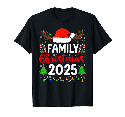Family Christmas 2025 Funny Xmas Family Men Women Kids T-Shirt