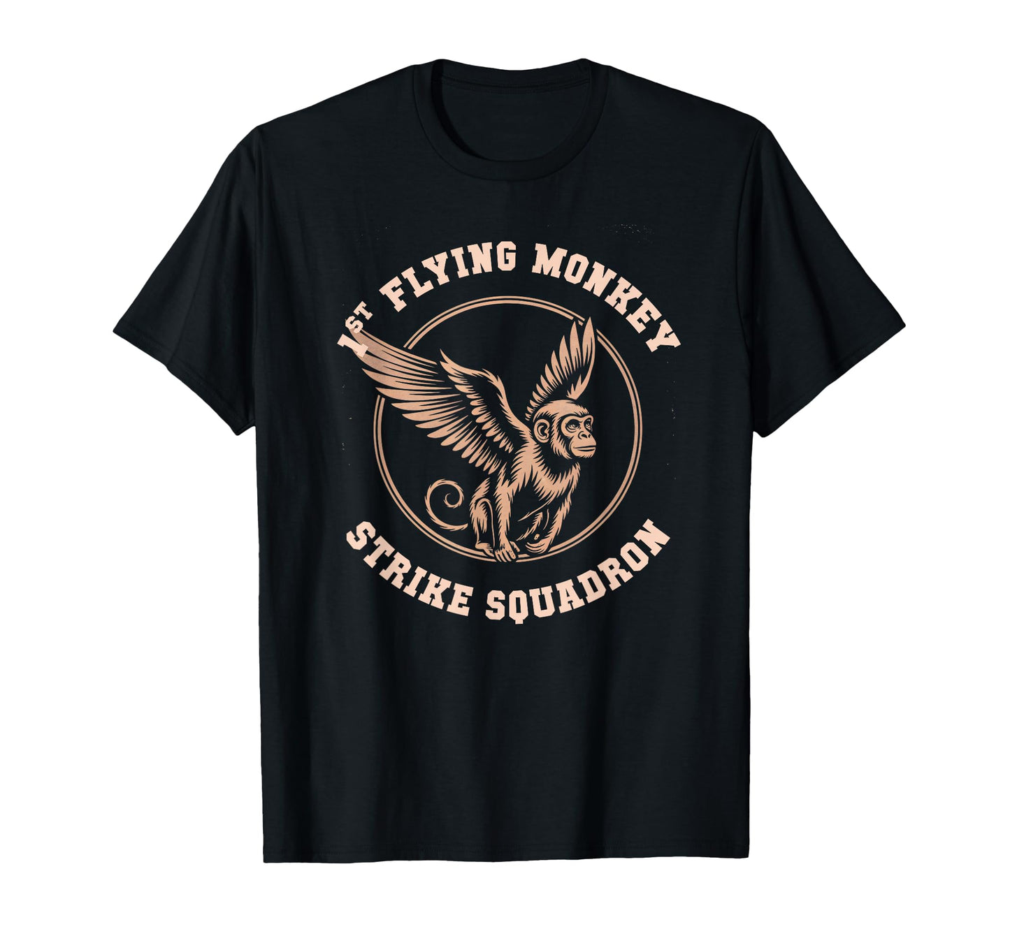Funny Team Flying Monkeys Squadron Wizard Spooky Warlock T-Shirt