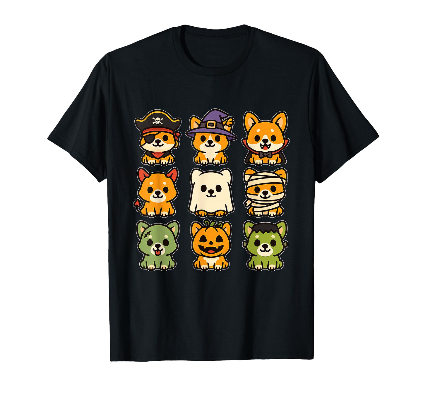 Halloween Corgi Costumes Trick Or Treat Outfit Welsh Corgi T-Shirt