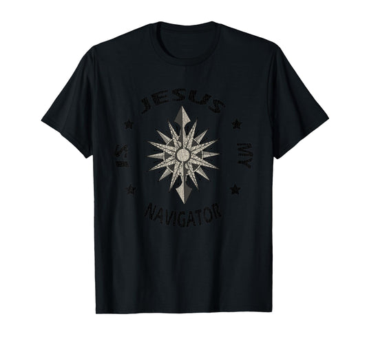 Vintage Jesus Is My Navigator T-Shirt