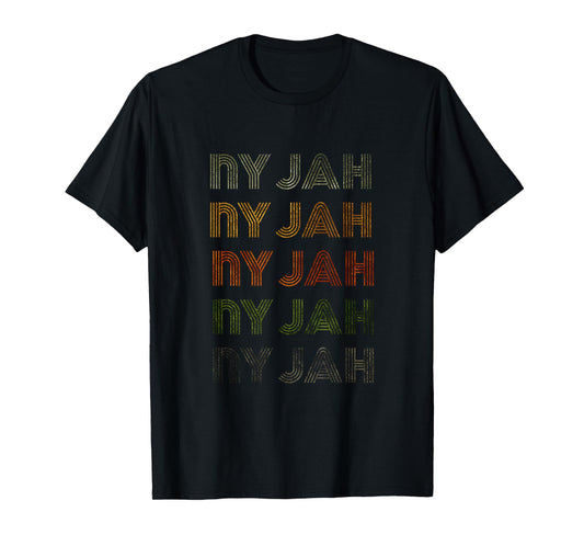 Love Heart Nyjah Tee Grunge Vintage Style Black Nyjah T-Shirt