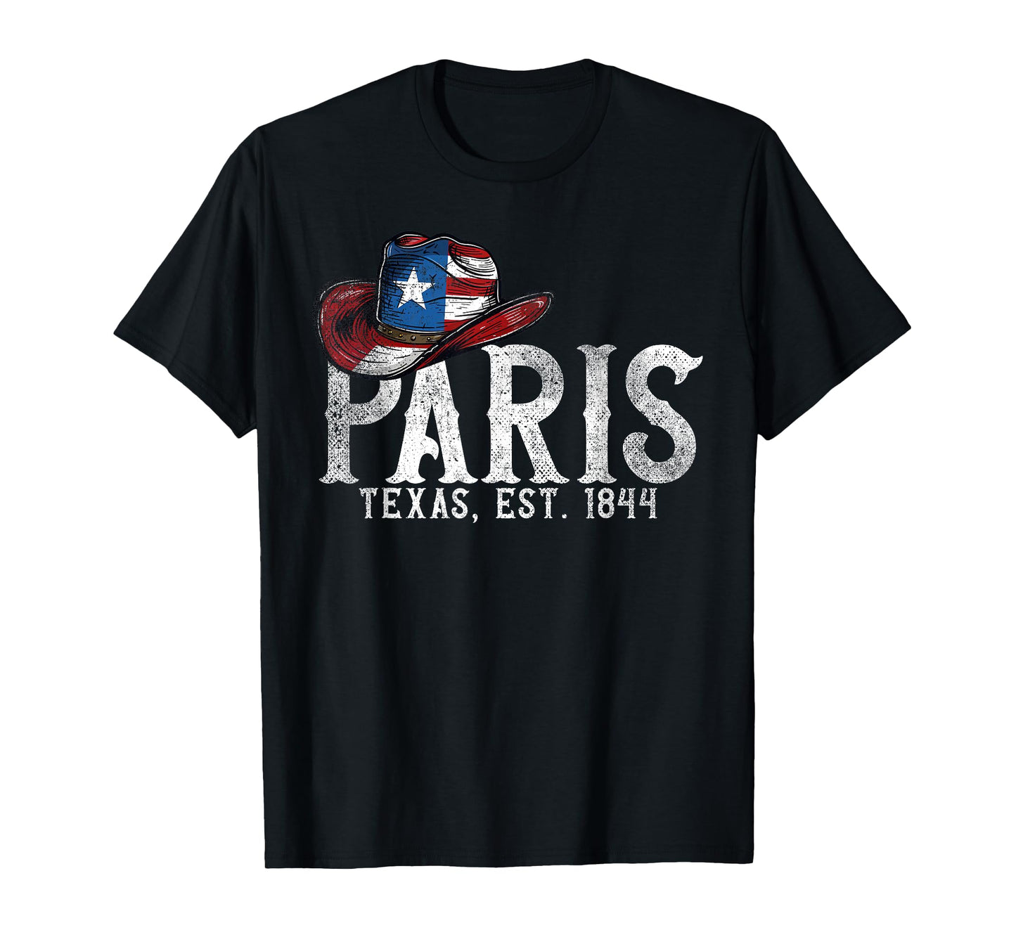 Paris Texas TX | cowboy hat T-Shirt