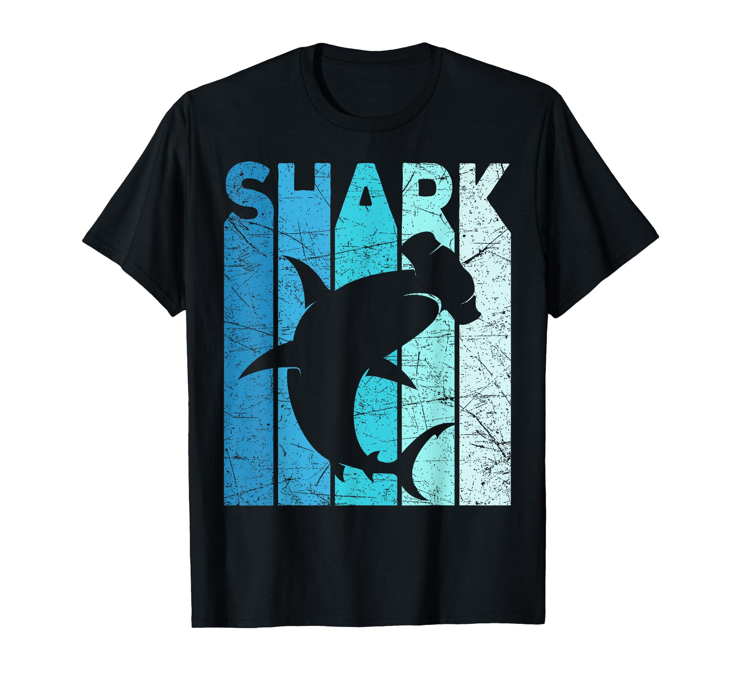Hammerhead Shark Vintage Shark Lover Retro Oceanography T-Shirt