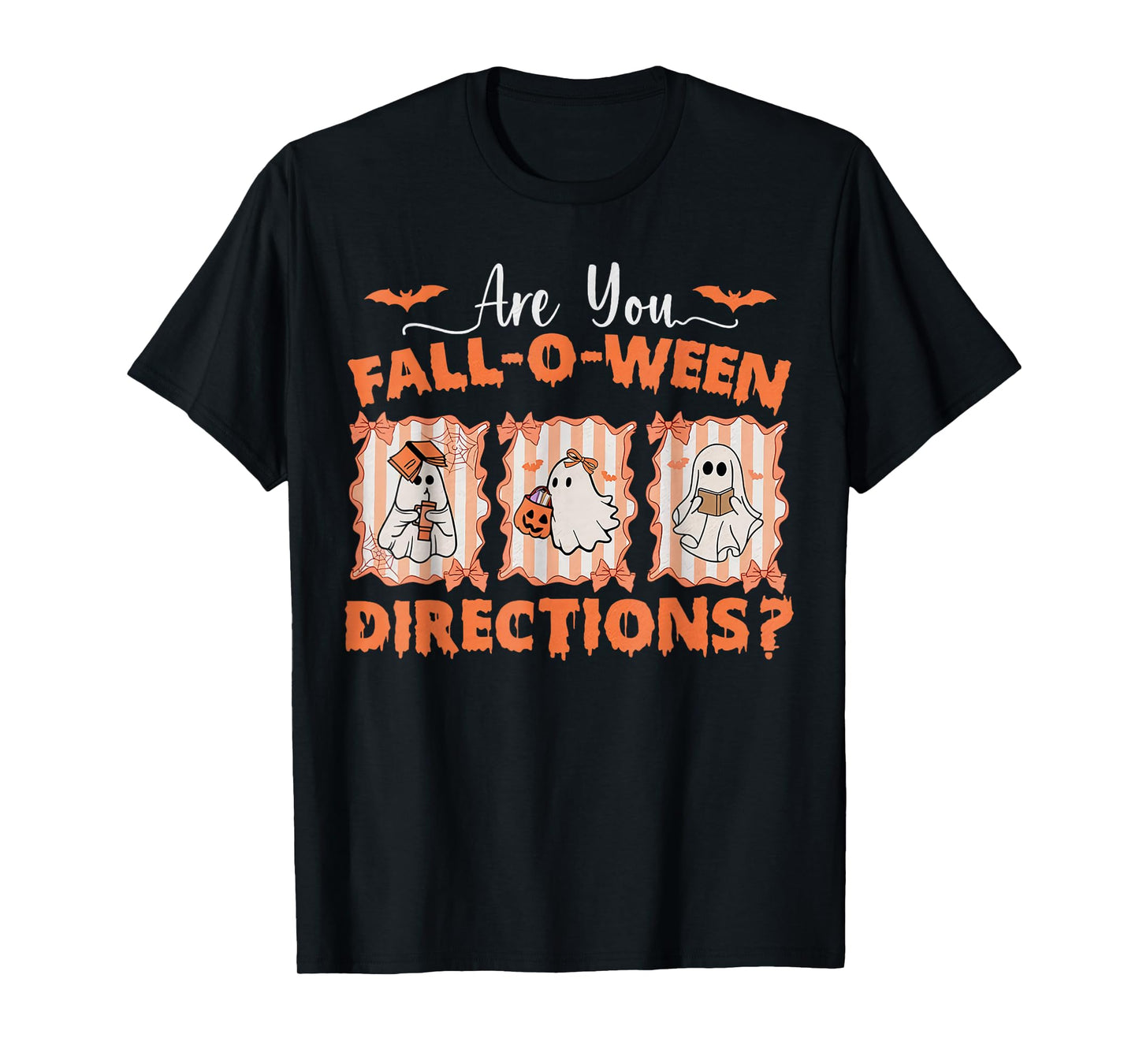 Vintage are You Fall O Ween Directions Teacher Halloween T-Shirt