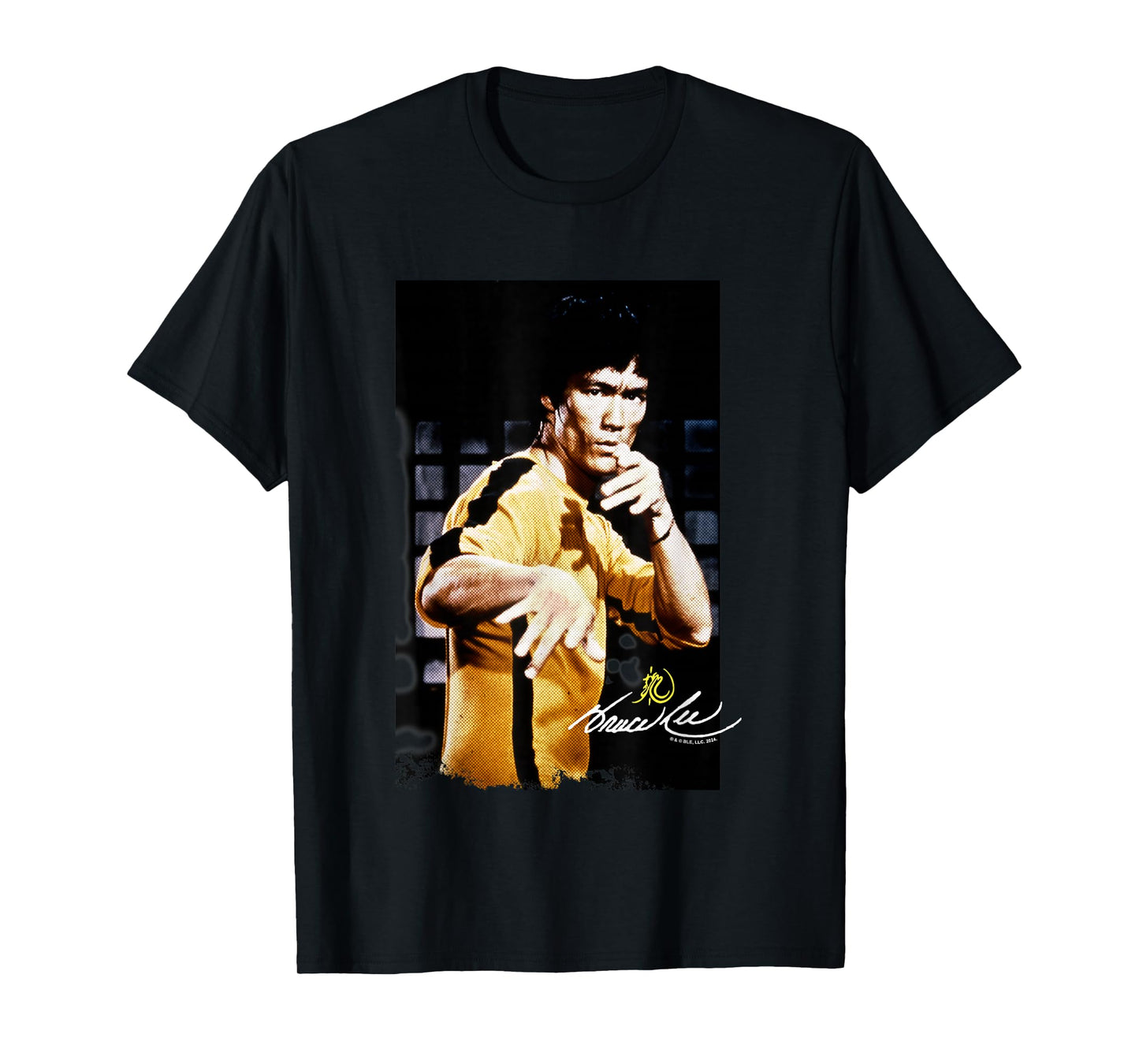 Bruce Lee Game Of Death Iconic Yellow Suit Poster Vintage T-Shirt