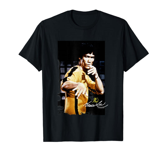 Bruce Lee Game Of Death Iconic Yellow Suit Poster Vintage T-Shirt
