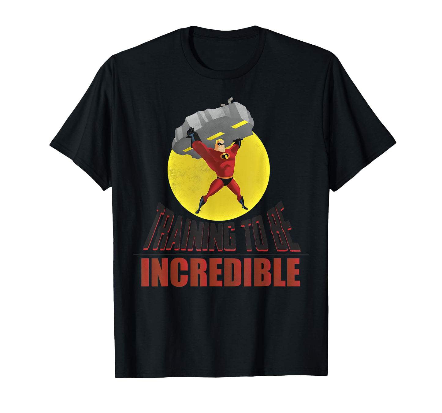 Disney Pixar The Incredibles Training To Be Incredible Logo T-Shirt