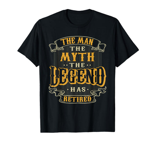 The Legend Has Retired Vintage Style Retirement For Men Male T-Shirt