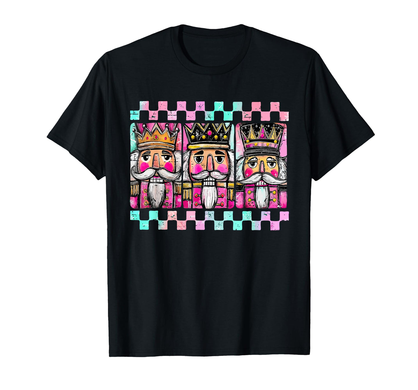 Vintage Santa Claus Nutcracker Christmas Holiday Cute Xmas T-Shirt