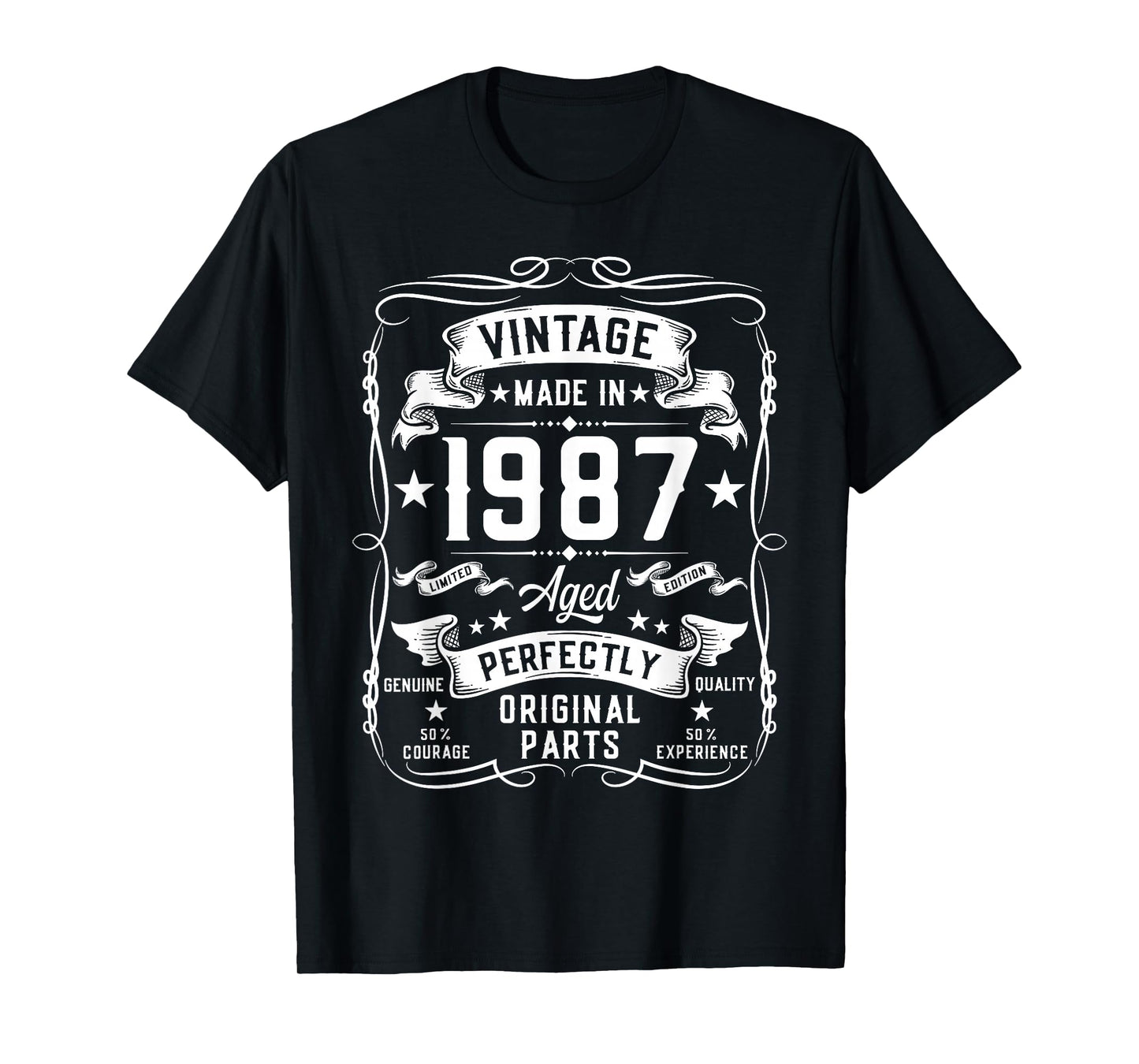 Vintage 1987 38 Years Old Gifts for Men 38yr 38th Birthday T-Shirt