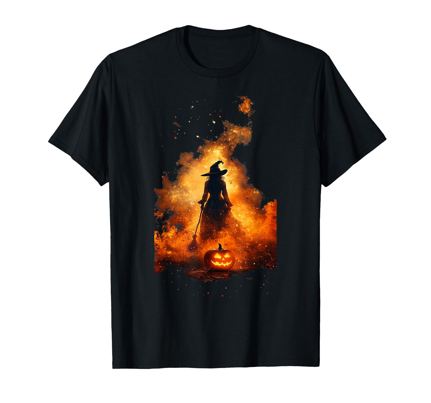 Vintage Witchy Vibes Halloween T-Shirt