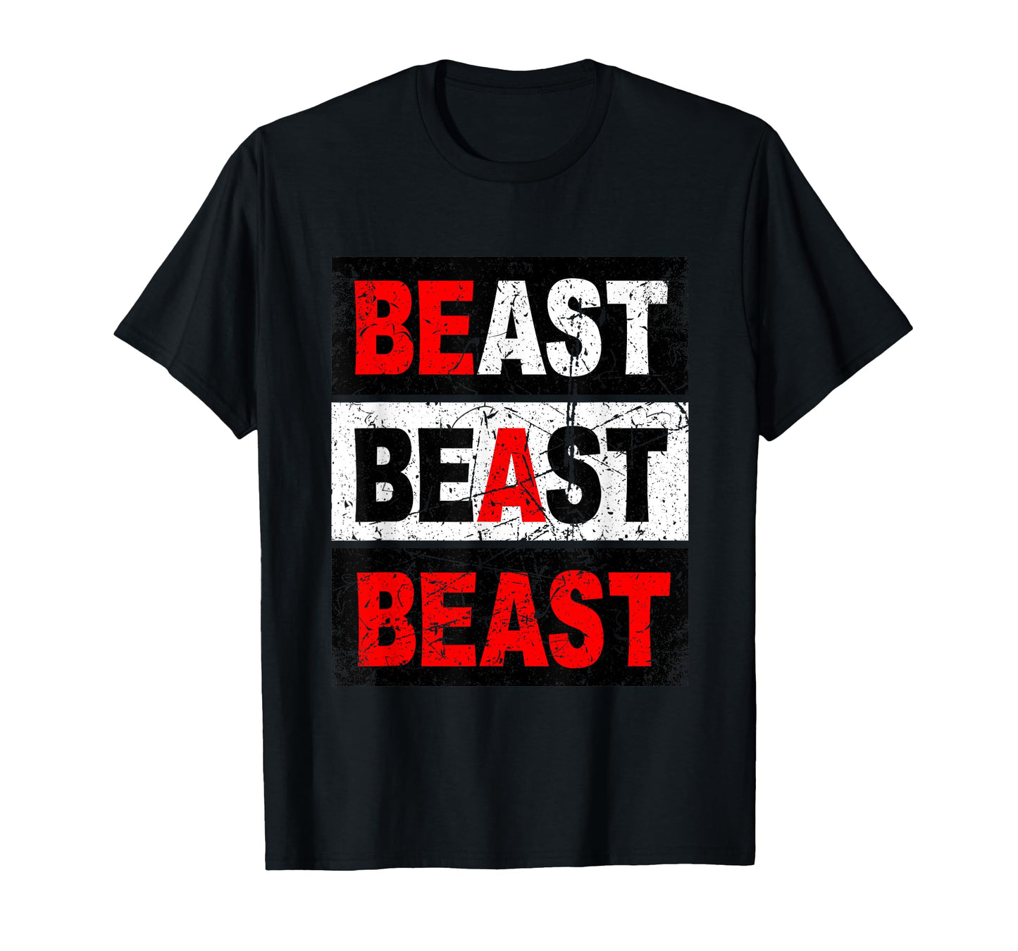 Vintage Be A Beast Clothing Sports Shirts Co Retro Be A Beast Shirt Workout Gym T-Shirt
