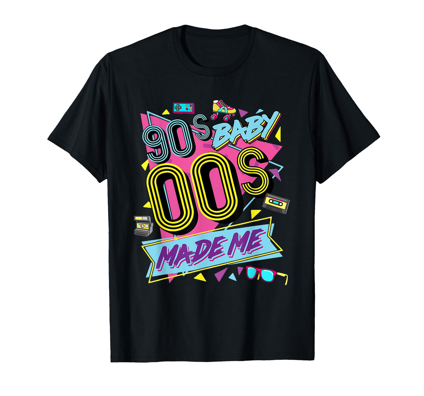 Retro Vintage 90's Baby 00's Made Me Nostalgia Classic T-Shirt
