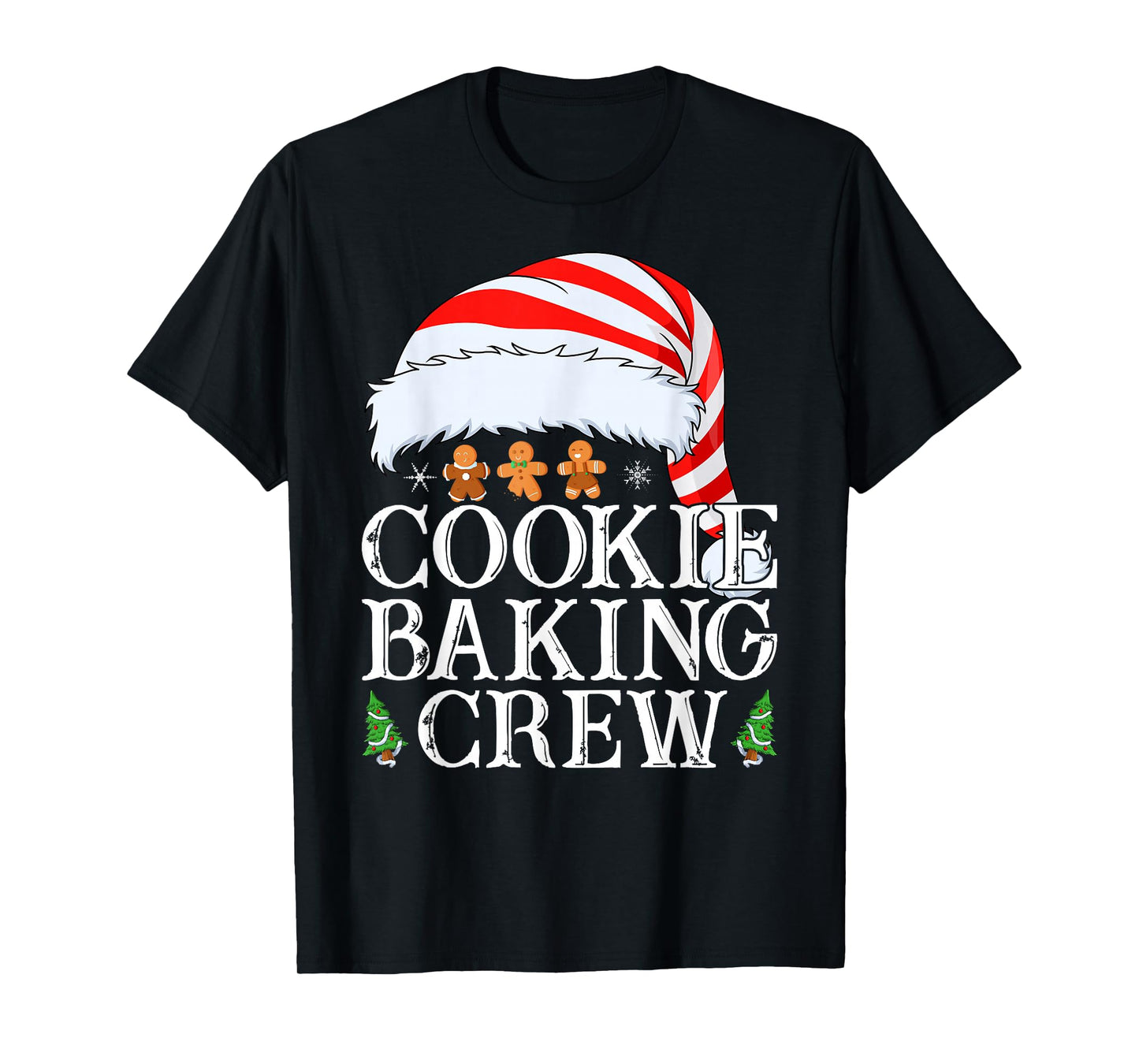 Cookie Baking Crew Santa Family Baking Team Christmas T-Shirt