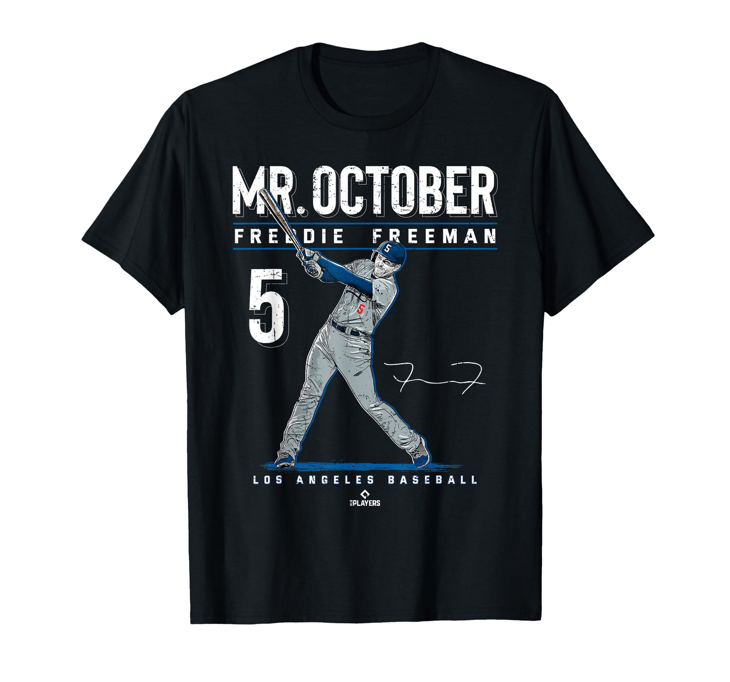 Mr. October Freddie Freeman Los Angeles Baseball MLBPA T-Shirt