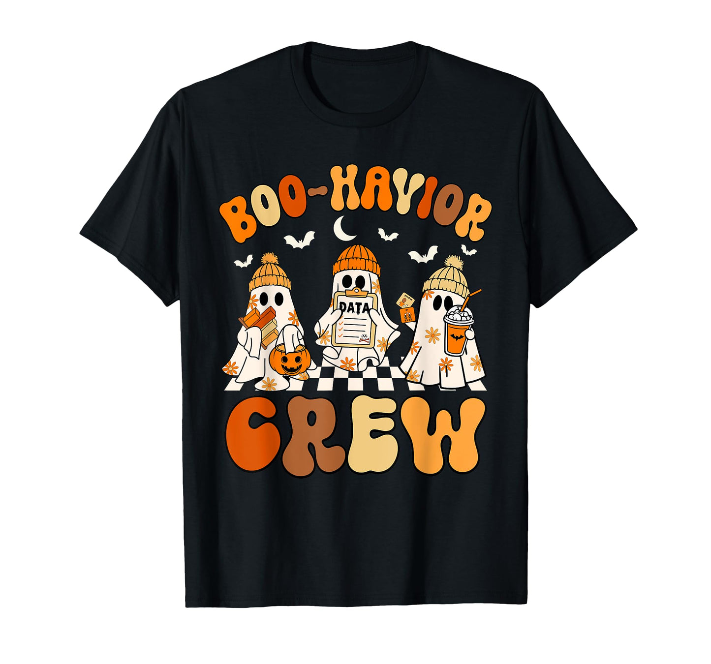 Boo-Havior Crew Behavior Analyst Halloween ABA T-Shirt