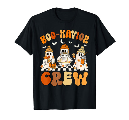 Boo-Havior Crew Behavior Analyst Halloween ABA T-Shirt