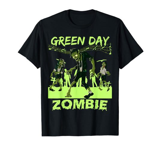 Funny Green Day Billie Joe Zombie T-Shirt
