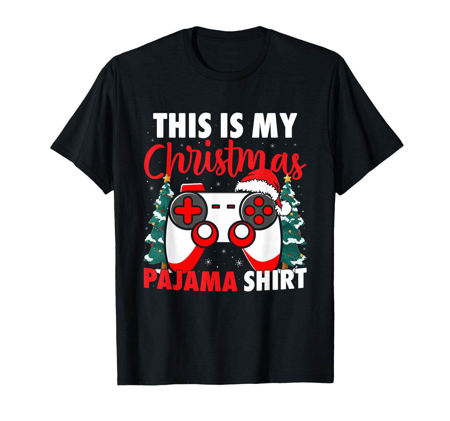 This is My Christmas Pajama Video Game Gamer Boys Teens T-Shirt