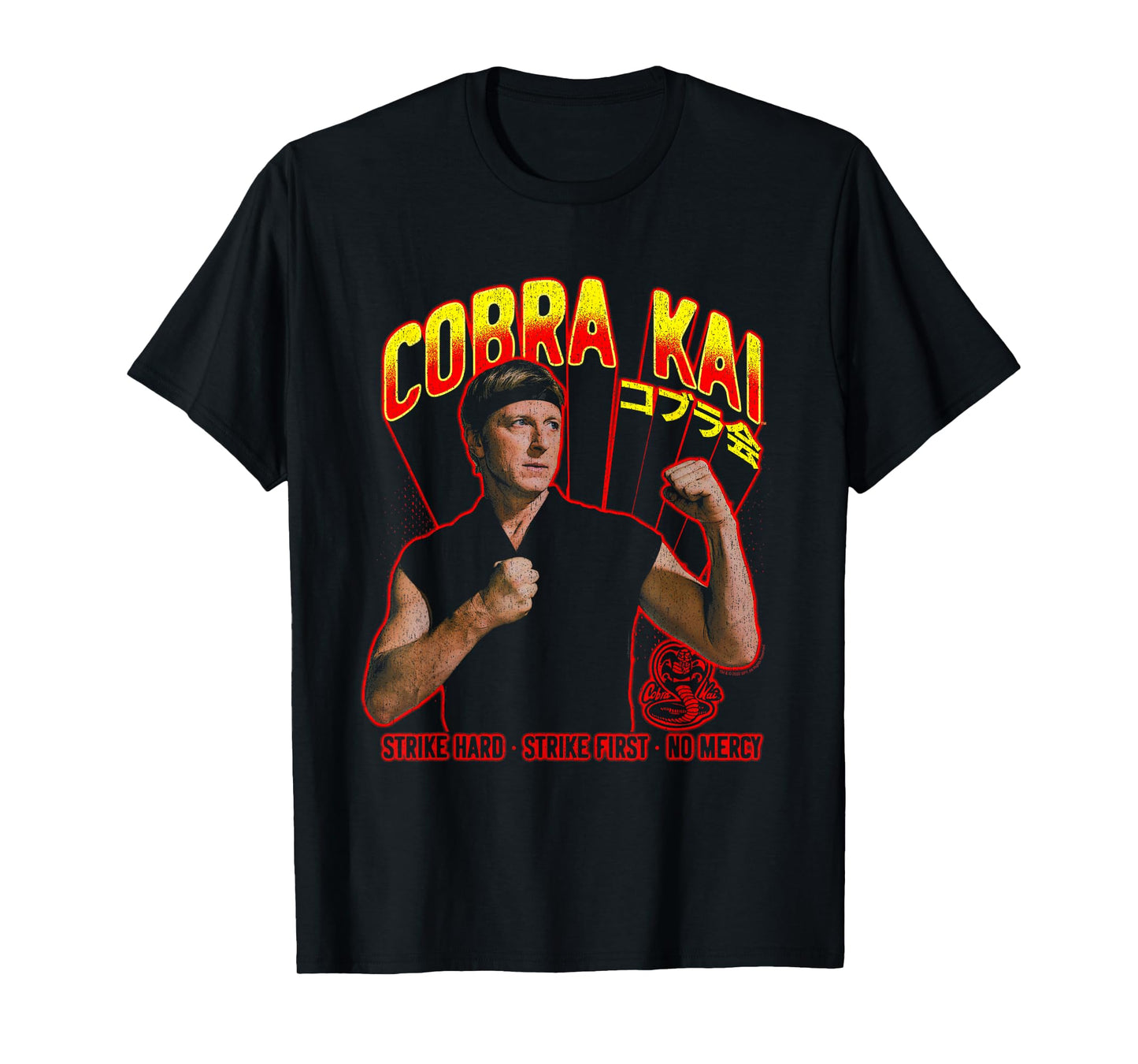 Cobra Kai Johnny with Gradient Logo T-Shirt